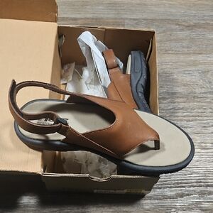 Teva Tan Leather Waterproof Sandals